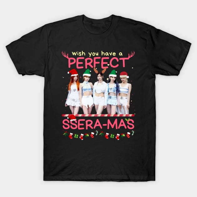 Perfect Christmas Le Sserafim T-Shirt by wennstore